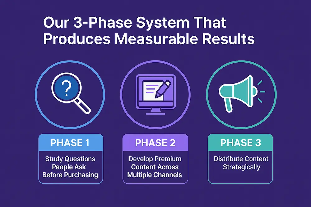 Our 3-phase system that produces measurable results and turns customer pain into profit