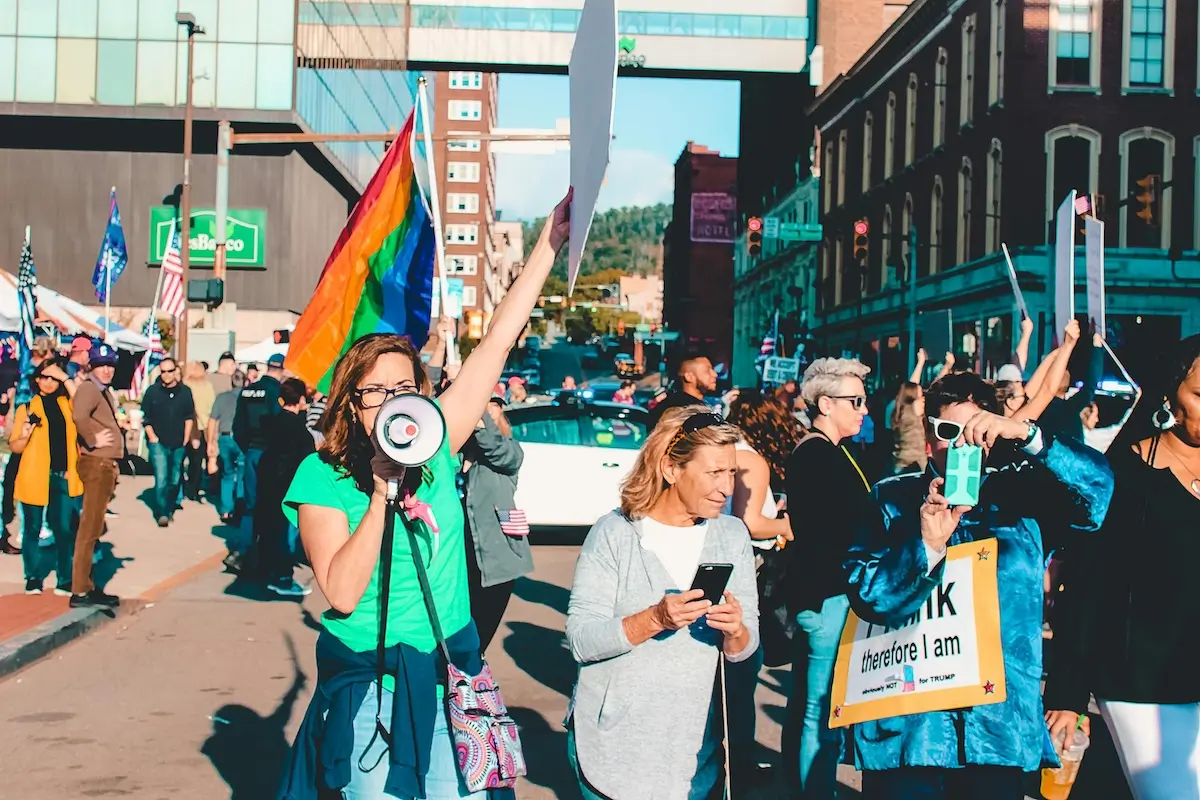 Community Voices at an LBGQT+ March