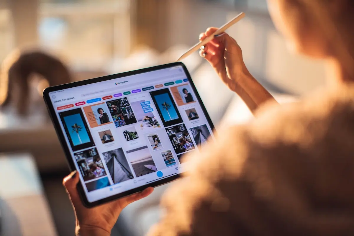 Woman creating on a web3 app by Roberto Nickson on Pexels. com