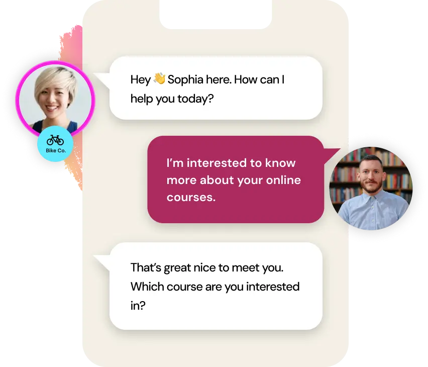 AI conversation on SalesAPE