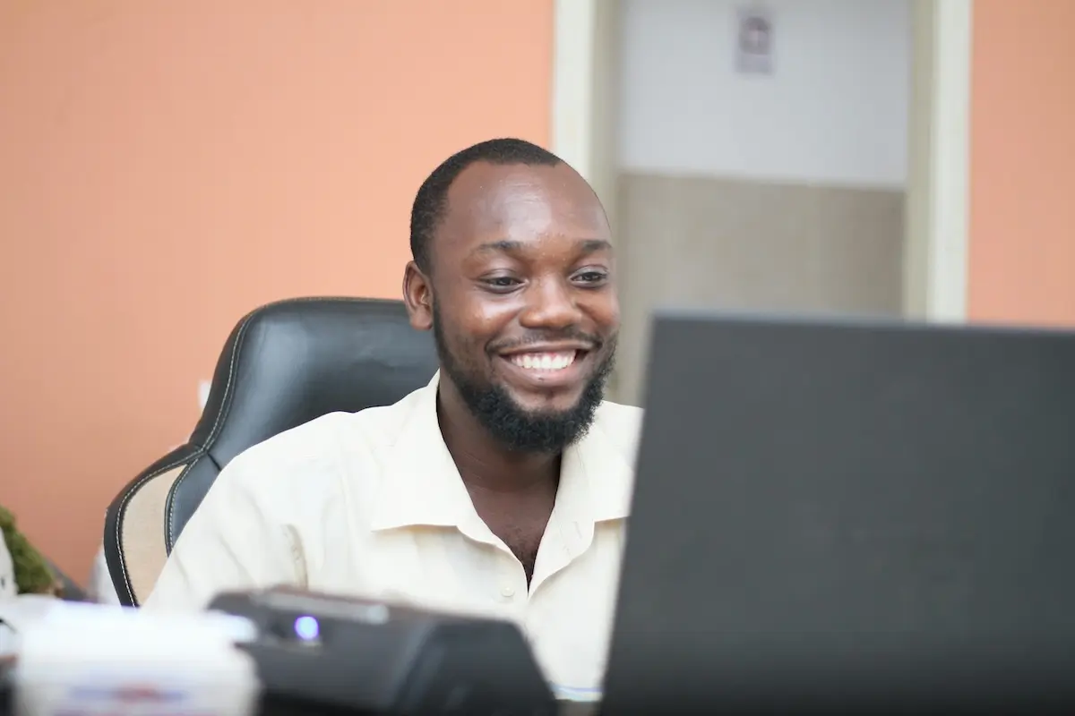 A man on his laptop enjoying using Insightful.io by Tyrell -Johnson on Pexels. com