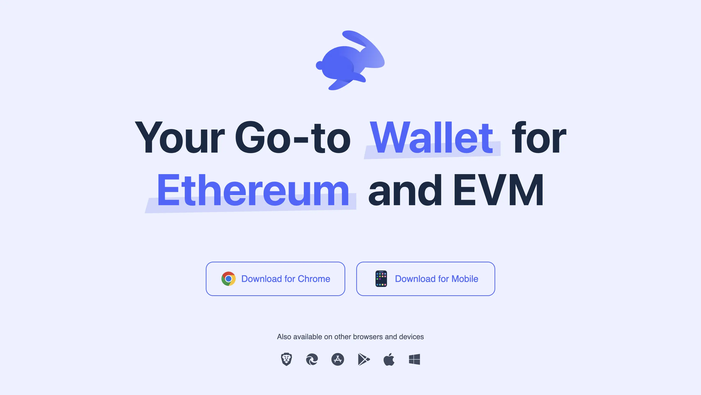 Rabby Wallet Homepage