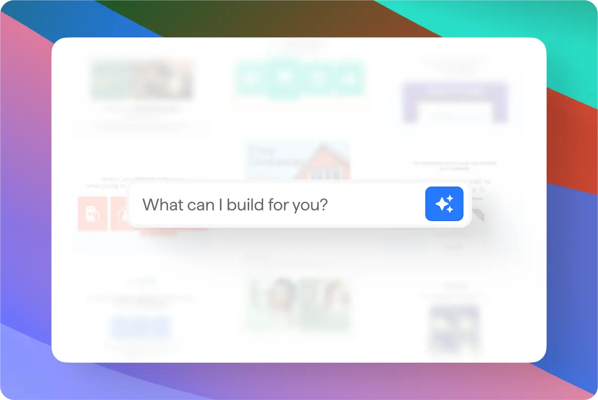 Involve.me funnel expert tool - What can I build for you?