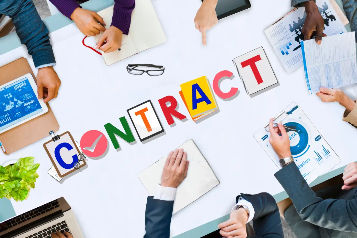 A group of people discussing smart contract enhanced in web3