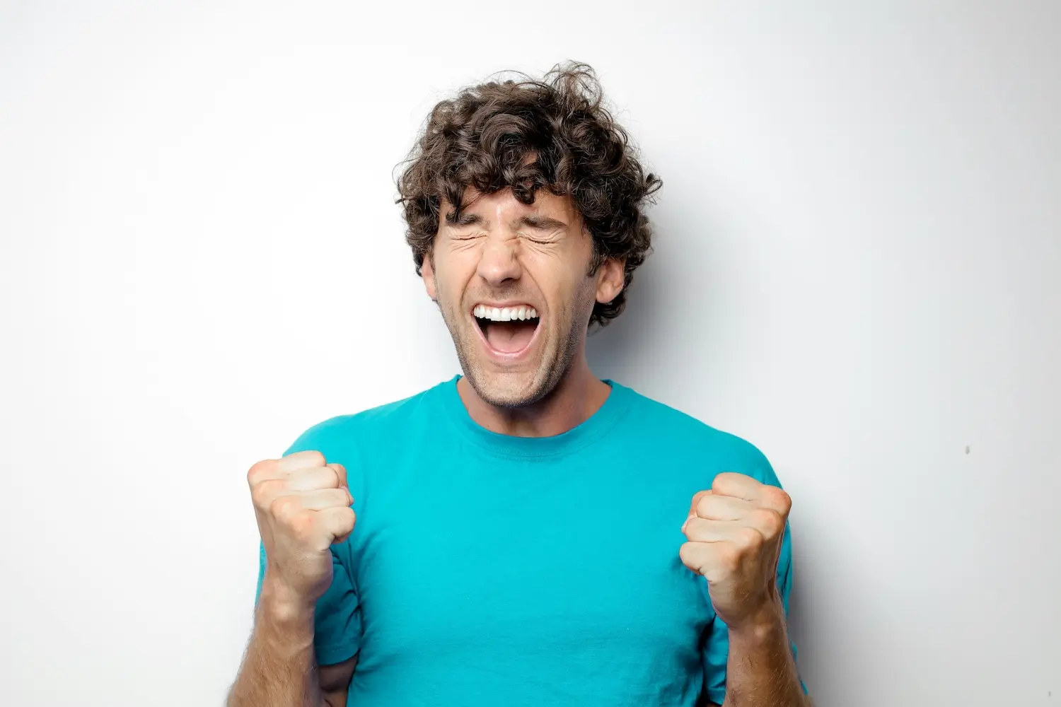 A man celebrating his web3 win by Andrea Piacquadio on Pexels