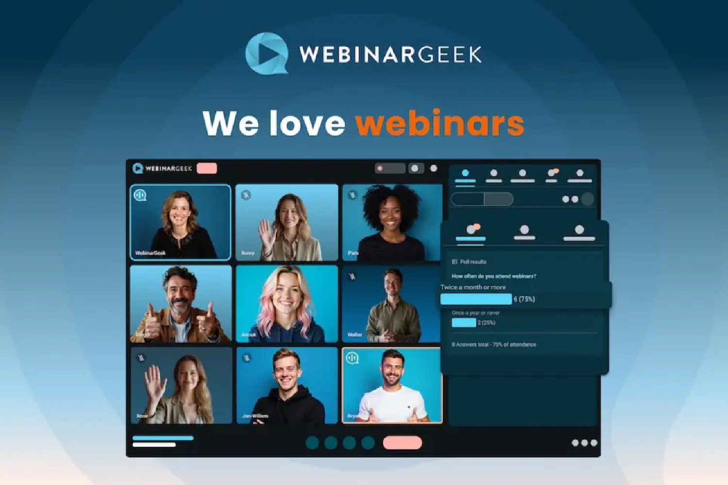 WebinarGeek darkbg group.