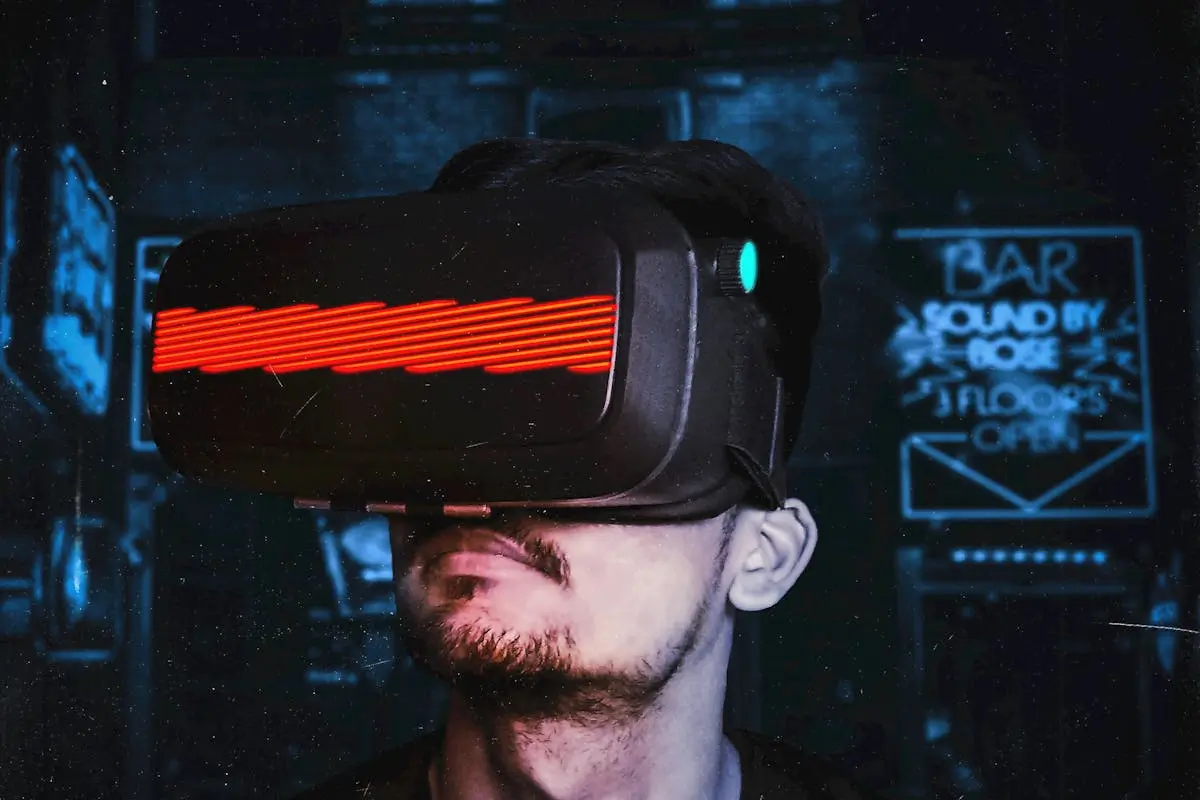 Man Wearing Vr Goggles (Web3) by Harsch Shivam on pexel.com
