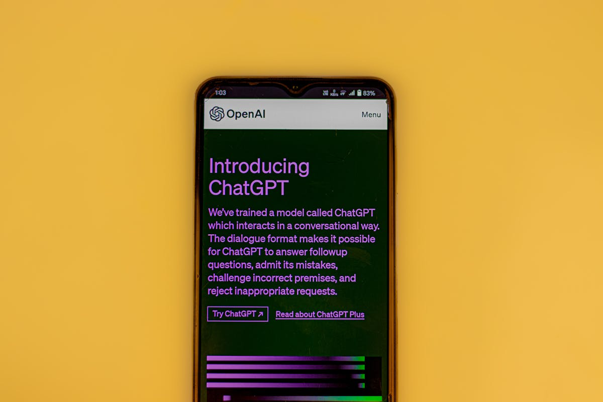 Get instant answers to your questions with ChatGPT - your pocket AI assistant!, Stay connected with ChatGPT on-the-go by Shantanu Kumar on pexel.com