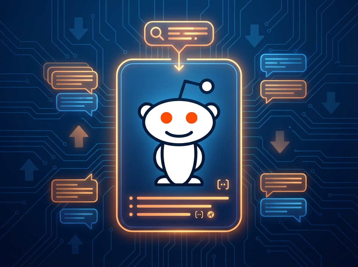 Reddit Answers hero image created on Sintra