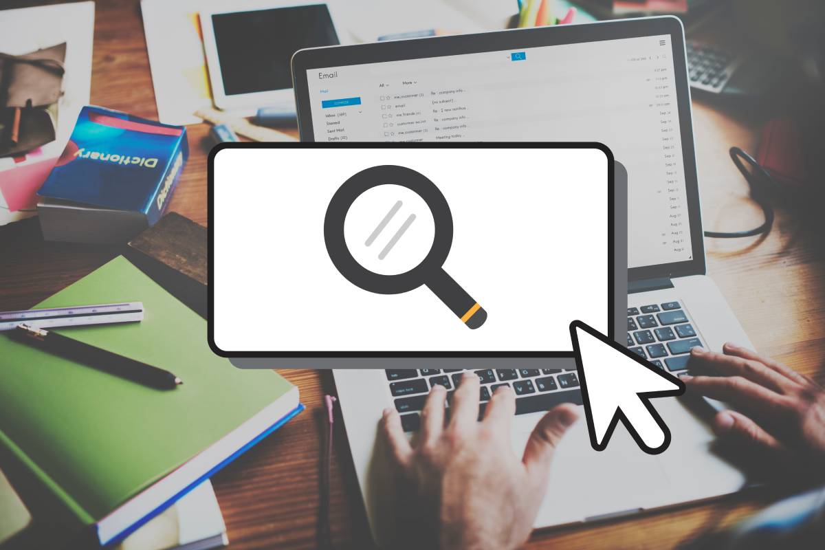 An image showing AI search made on a computer