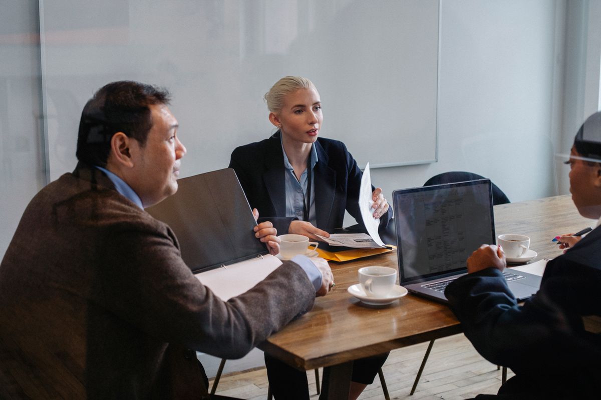 An image of Stablecoin campany discussing content topic for content by Sora