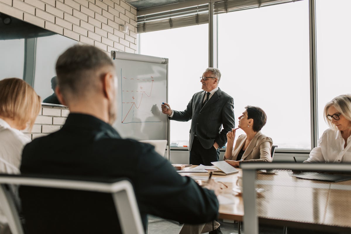 An image of content marketing meeting for Stablecoin Infrastructure Companies by Vlada Karpovich