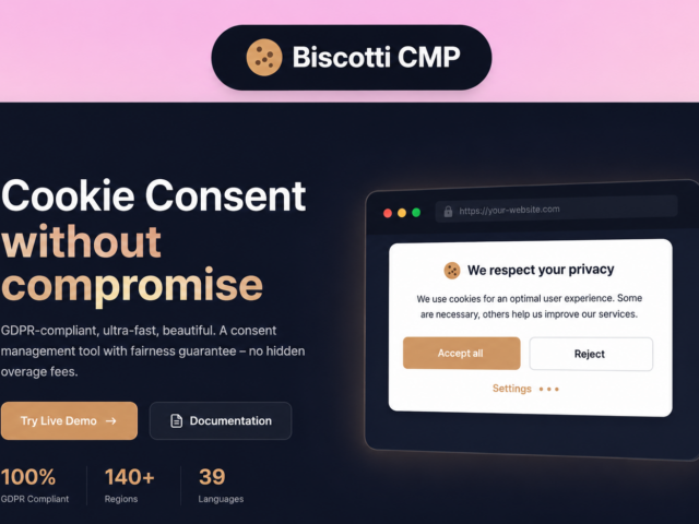 Biscotti CMP for Web3 Teams: Consent That Holds Up