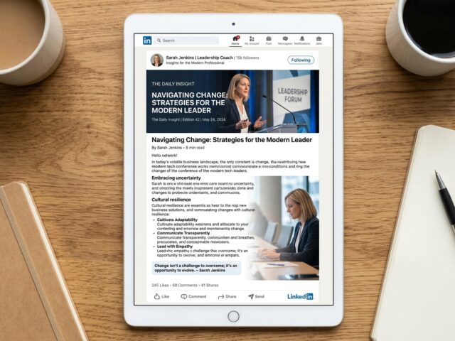 The LinkedIn Newsletter Strategy for a DeFi Protocol Selling to Institutional Buyers in Europe