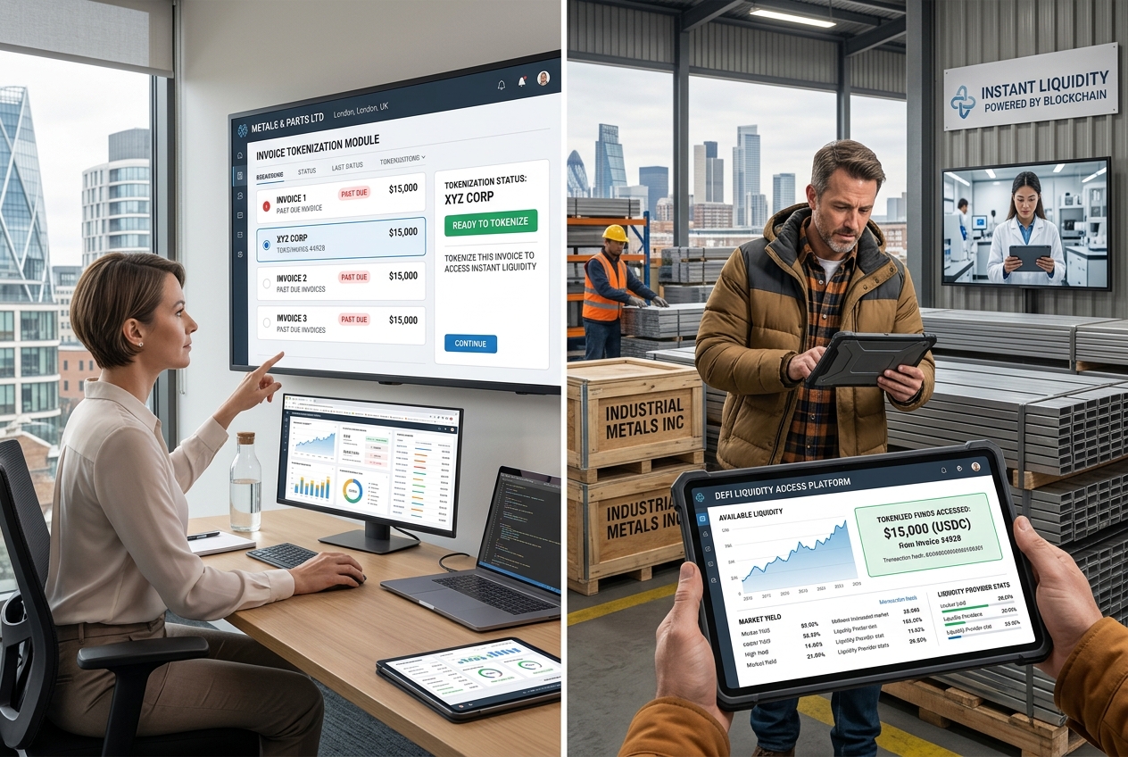An image of Invoice Tokenization in a modern world