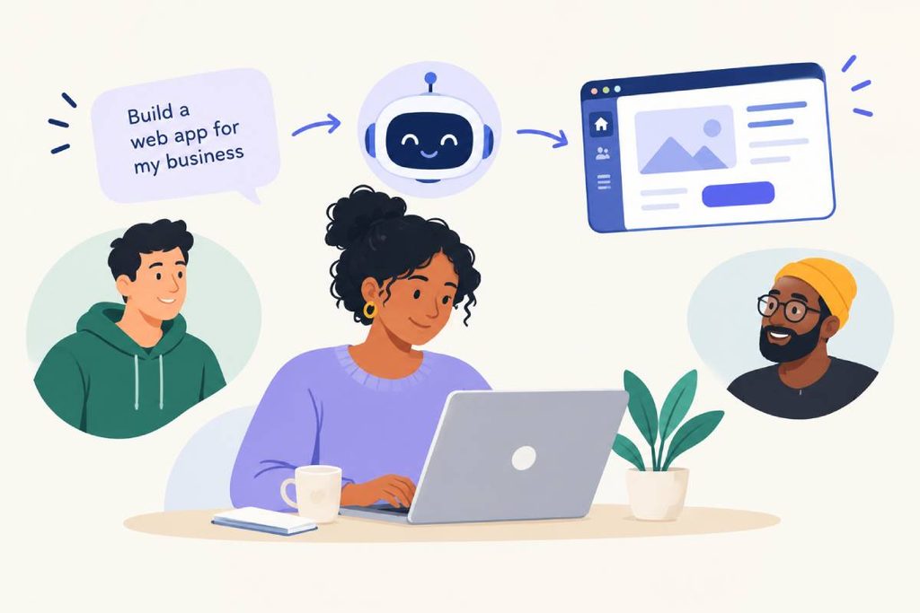 An image of AI-Assisted App Building Workflow