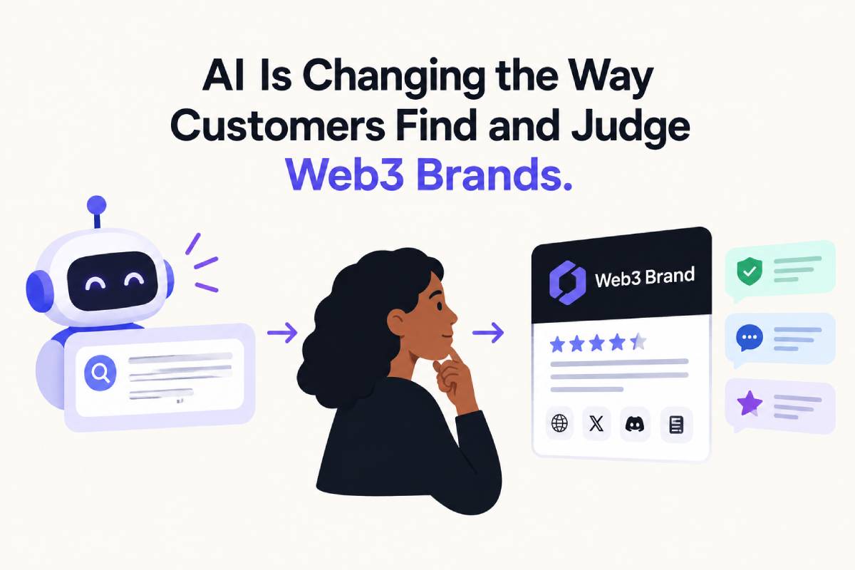 How AI Is Changing the Way Customers Find and Judge Web3 Brands