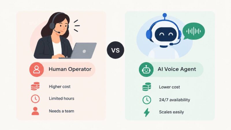 How Much Does an AI Voice Agent Cost for B2B Sales & Calls? (Human Operator vs AI Comparison)