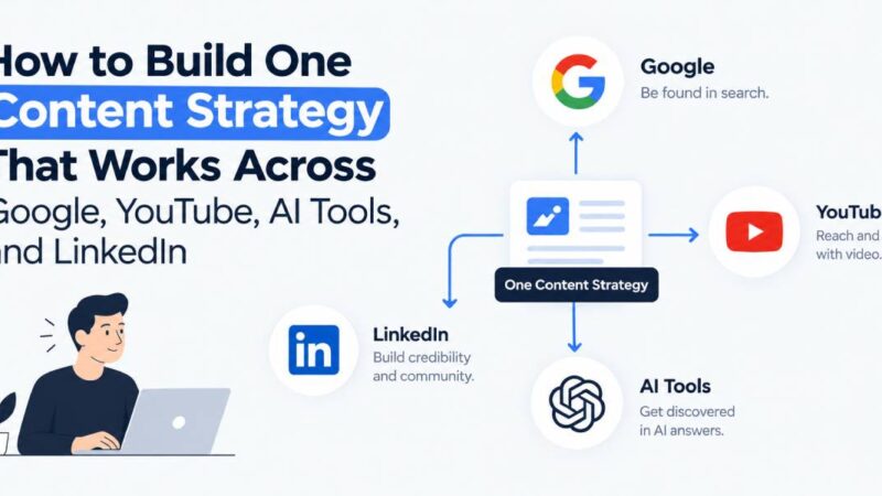 How to Build One Content Strategy That Works Across Google, YouTube, AI Tools, and LinkedIn