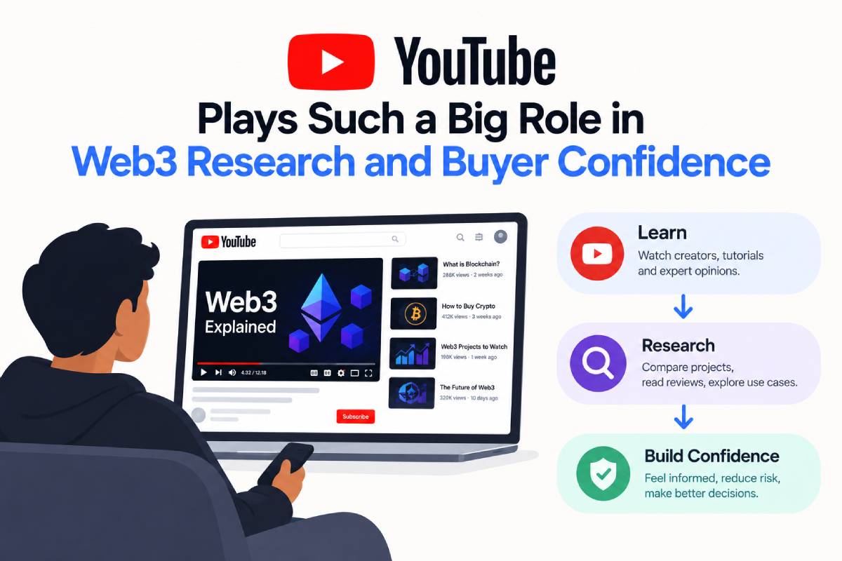 Why YouTube Plays Such a Big Role in Web3 Research and Buyer Confidence